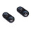 2Pcs High Precision Black Reptile Terrarium Hygrometer Thermometers 2