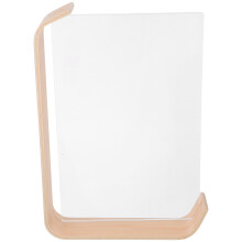 3Pcs Wood Acrylic L Shaped Double Sided Photo Frame for Home Display