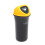 2Pcs Yellow Car Bin Leakproof Auto Trash Can with Space Saving Clip 4