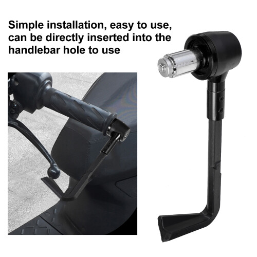 3Pairs Durable Aluminum Motorcycle Handlebars Black Handle Protector 1