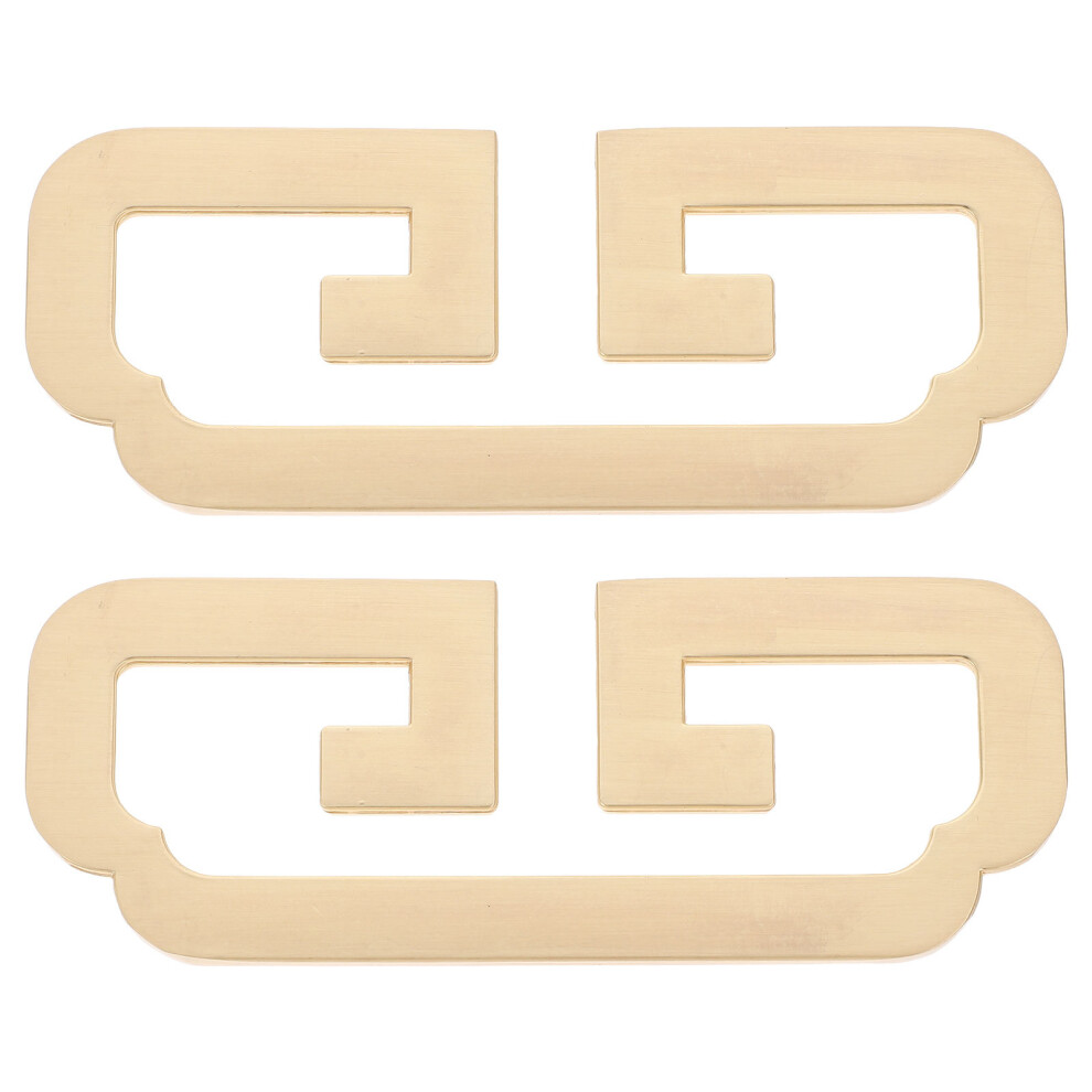 6Pcs Durable Zinc Alloy Sliding Door Pulls For Kitchen And Bathroom 3592210765734
