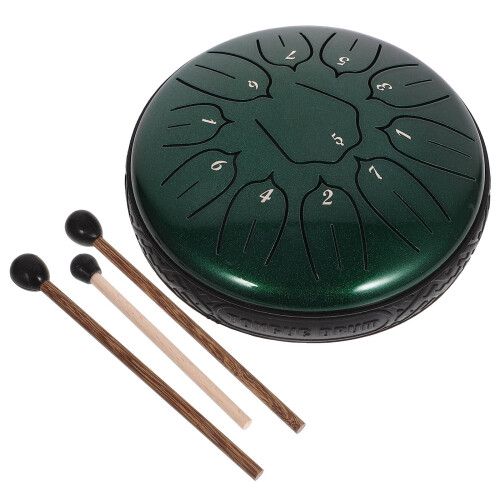 2Sets Assorted Color Creative Tongue Drum Hand Drum for Music Lovers 1