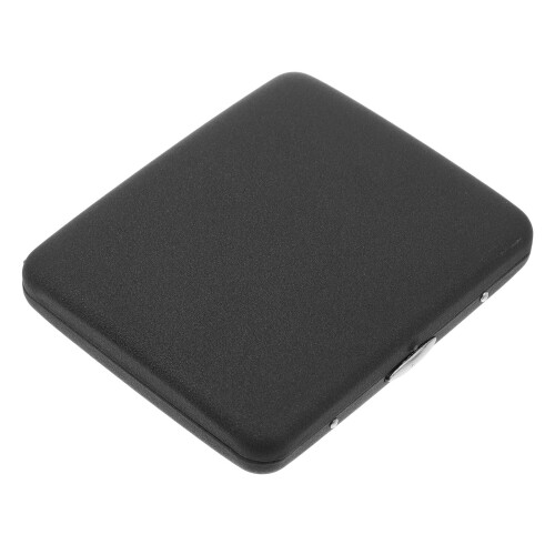 2Pcs Black Metal Case for Women Portable Storage Container 1