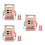 3Pcs Plastic Toddler Car Toy Gas Station Playset Interactive Learning 7