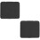 2Pcs Black Metal Case for Women Portable Storage Container 8