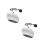 2Pcs Mini Clothes Dryer White Low Absorber with Safety 8