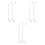 6Pcs Premium Metal Assorted Color LED Mini Streetlight Model 6
