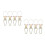 8Pcs Beige Iron Triangular Fire Extinguisher Holder Wall Mount Bracket 8