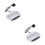 2Pcs Mini Clothes Dryer White Low Absorber with Safety 10