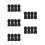 20Pcs Boots Soft Warm Polyester Paw Covers in Black 10