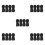 20Pcs Boots Soft Warm Polyester Paw Covers in Black 5