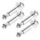 12Pcs Weather Resistant Silver Motorcycle Handguard Mounting Screws 1