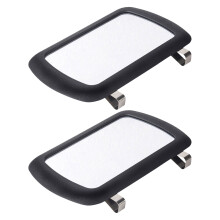 8Pièces Miroir Clip Pour Pare- Auto Noir Verre Et Acier