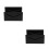 2Pcs Sturdy Black Acrylic Mail Holder Desk Organizer for Letters 5