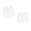 200Pcs White Mesh Sink Strainer Bags Disposable Kitchen Filter Nets 6