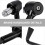 3Pairs Durable Aluminum Motorcycle Handlebars Black Handle Protector 11