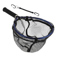 2Pcs Small Fishing Nets with Anti-Snag Aluminum Alloy Frame for Kayak