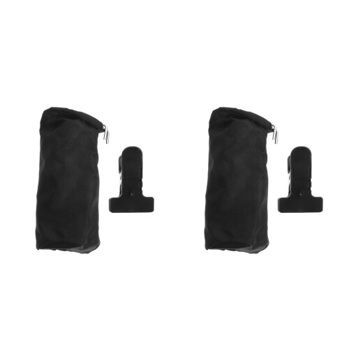 2Sets Large Capacity Oxford Cloth Drum Stick Storage Bag Black Durable 1