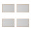 4Pcs Portable Puzzle Mat Foldable Polyester Storage Board 5