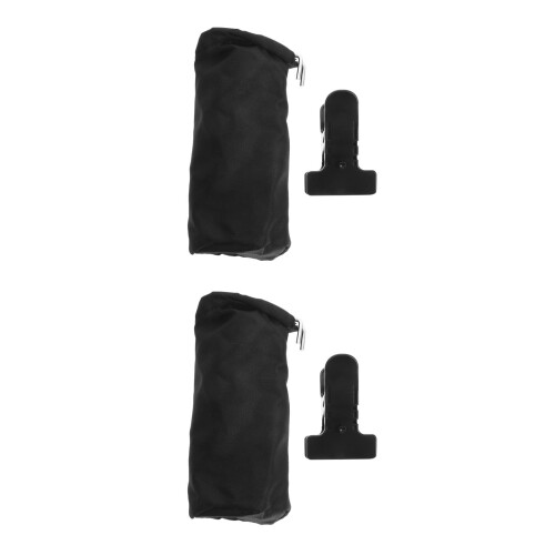 2Sets Large Capacity Oxford Cloth Drum Stick Storage Bag Black Durable 2