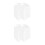 200Pcs White Mesh Sink Strainer Bags Disposable Kitchen Filter Nets 7