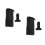 2Sets Large Capacity Oxford Cloth Drum Stick Storage Bag Black Durable 4