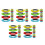 80Pcs Versatile Elastic Legged Race Bands for Carnival and Field Day 9