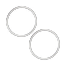 10Pcs Strong Silver Aluminum Baby Carrier Rings for Infant Wrap Slings