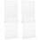 8Pcs Lightweight Acrylic Display Stands Clear Sign Holders for Tables 1