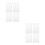 8Pcs Lightweight Acrylic Display Stands Clear Sign Holders for Tables 6
