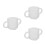3Pcs Transparent Silicone Training Cups for Babies with Dual Handles 9