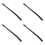 4Pcs Multi-Functional Hydraulic Jack Handle Black Stainless Steel 6