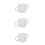 3Pcs Transparent Silicone Training Cups for Babies with Dual Handles 10