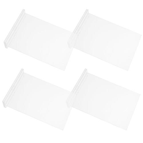 8Pcs Lightweight Acrylic Display Stands Clear Sign Holders for Tables 2