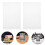 8Pcs Lightweight Acrylic Display Stands Clear Sign Holders for Tables 10