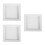 3Pcs White ABS Access Panels with Latch for Ceiling Walls Maintenance 4