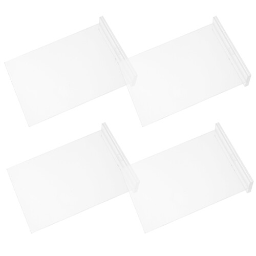 8Pcs Lightweight Acrylic Display Stands Clear Sign Holders for Tables 1