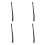 4Pcs Multi-Functional Hydraulic Jack Handle Black Stainless Steel 8