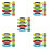80Pcs Versatile Elastic Legged Race Bands for Carnival and Field Day 7