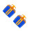 2Sets Unique Plastic Fun Gift Box Statue Multi-Color Desktop Adornment 4