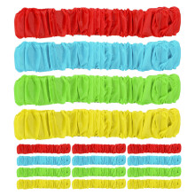 80Pcs Versatile Elastic Legged Race Bands for Carnival and Field Day