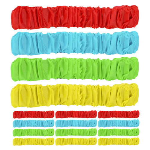 80Pcs Versatile Elastic Legged Race Bands for Carnival and Field Day