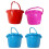 8Pcs Durable PP Sand Buckets Comfortable Handle Kids Beach Play Tool 2
