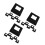 18Pcs Sturdy Plastic Square Post Base Cover Decorative Post Skirts 3
