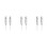 6Pcs Silver Metal Grease Nozzle Tips Universal Leakproof Injector 10