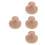 4Pcs Wooden Meat Pie Mold Tortilla Press Quick Shape Baking Tool Brown 4