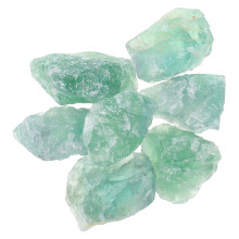 2Sets Decorative Green Fluorite Aquarium Stones for Fish Tank Ornament