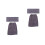 2Pcs Grey Men Bath Skirt Microfiber Absorbent Wearable Home Bathrobe 9