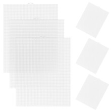 24Pcs White Plastic Canvas Sheets for DIY Embroidery Crafting Quilting