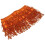 4Pcs Soft Polyester Orange Dance Waist Accessories with Sequins 1